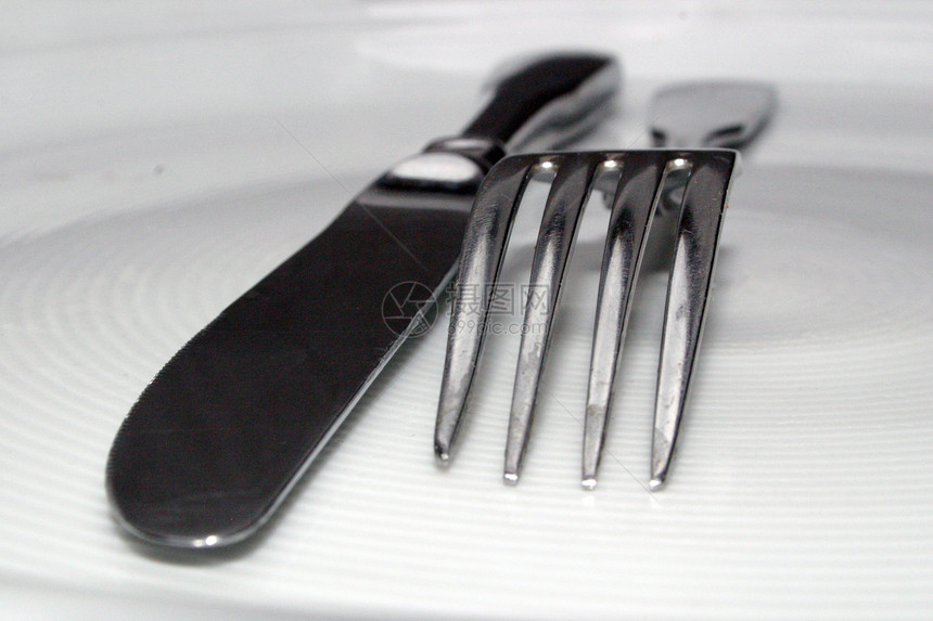 叉刀用具环境厨房制品美食宏观盘子刀具营养餐厅图片