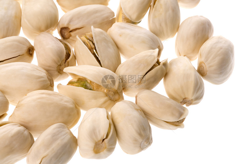 Pistachio 坚果开心果宏观植物饮食营养贝壳生产食物小吃农业图片