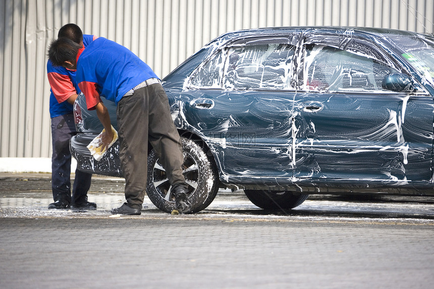 洗车喷涂打扫轮胎工作摩托车运输气泡车辆真空软管图片