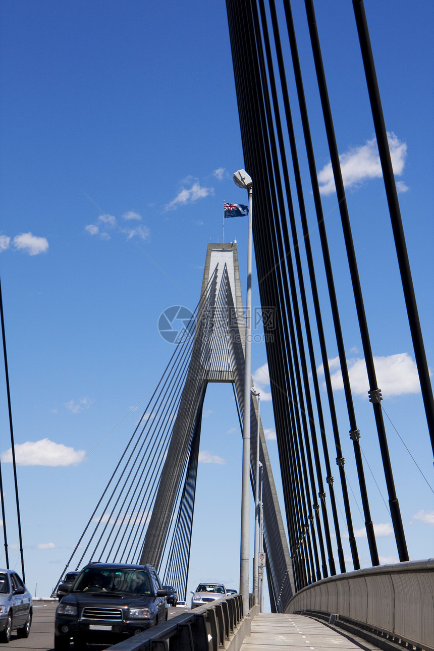 安扎克桥 悉尼桥梁运输城市地标跨度建筑学工程穿越电缆金属图片