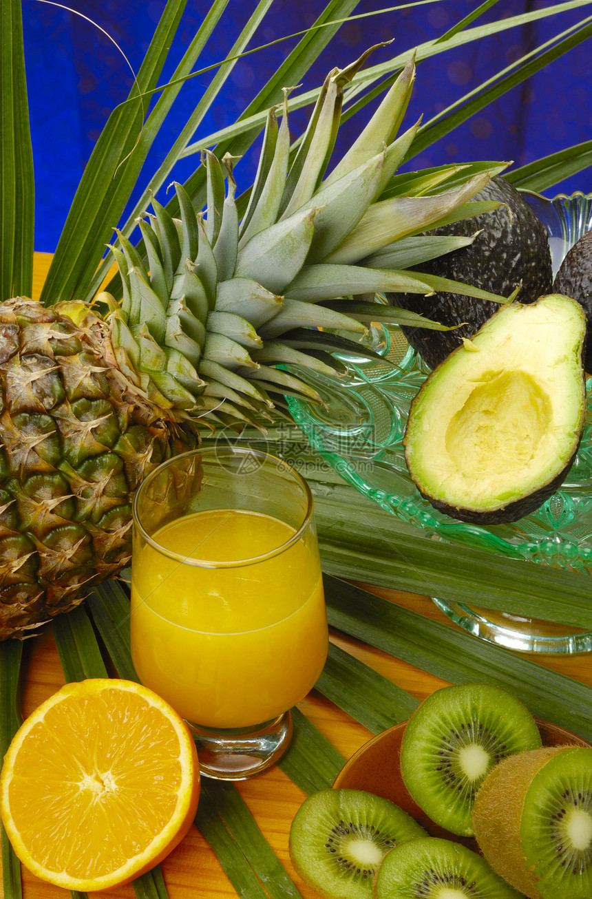 水果和蔬菜堆肥营养菠萝市场食物植物香蕉饮食橙色厨房奇异果图片