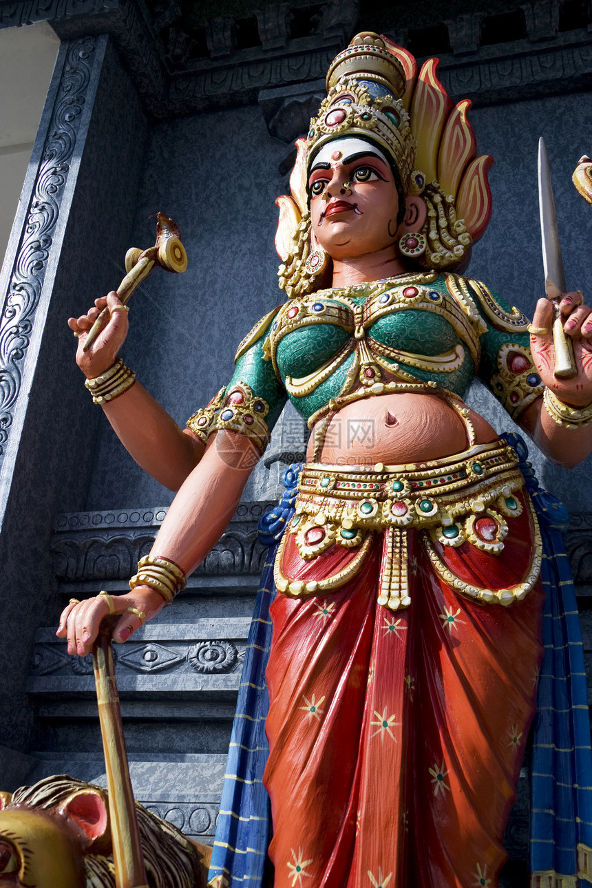 印度教神教徒雕刻文化旅游信仰偶像寺庙塑像上帝艺术旅行图片