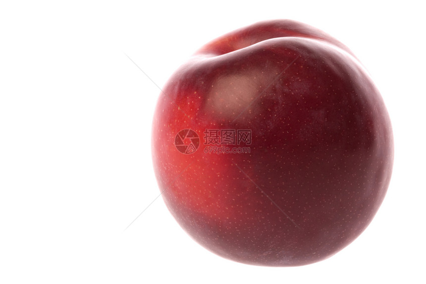 红柱宏孤立宏观季节农业水果维生素营养李子生产甜点食品图片