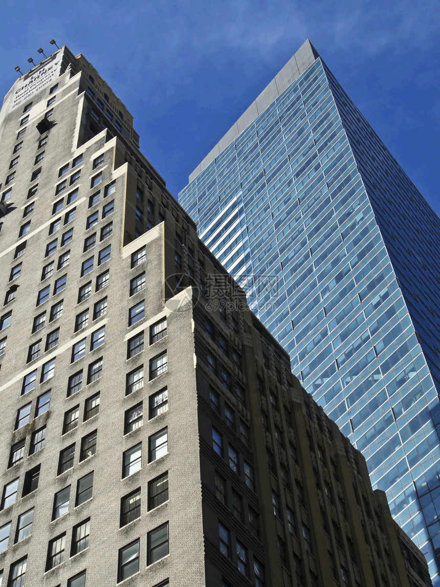 办公大楼成功财产中心办公室城市地标景观摩天大楼建筑物反射图片