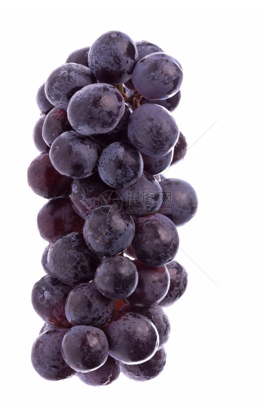 隔离的黑色葡萄小吃营养食物紫色生产饮食农业水果宏观甜点图片