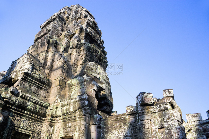 柬埔寨寺庙收获纪念碑世界建筑学地标废墟宽慰高棉语佛教徒遗迹图片