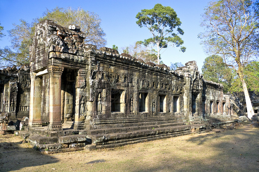 柬埔寨寺庙历史佛教徒收获雕刻帝国宗教建筑学旅行考古学遗产图片