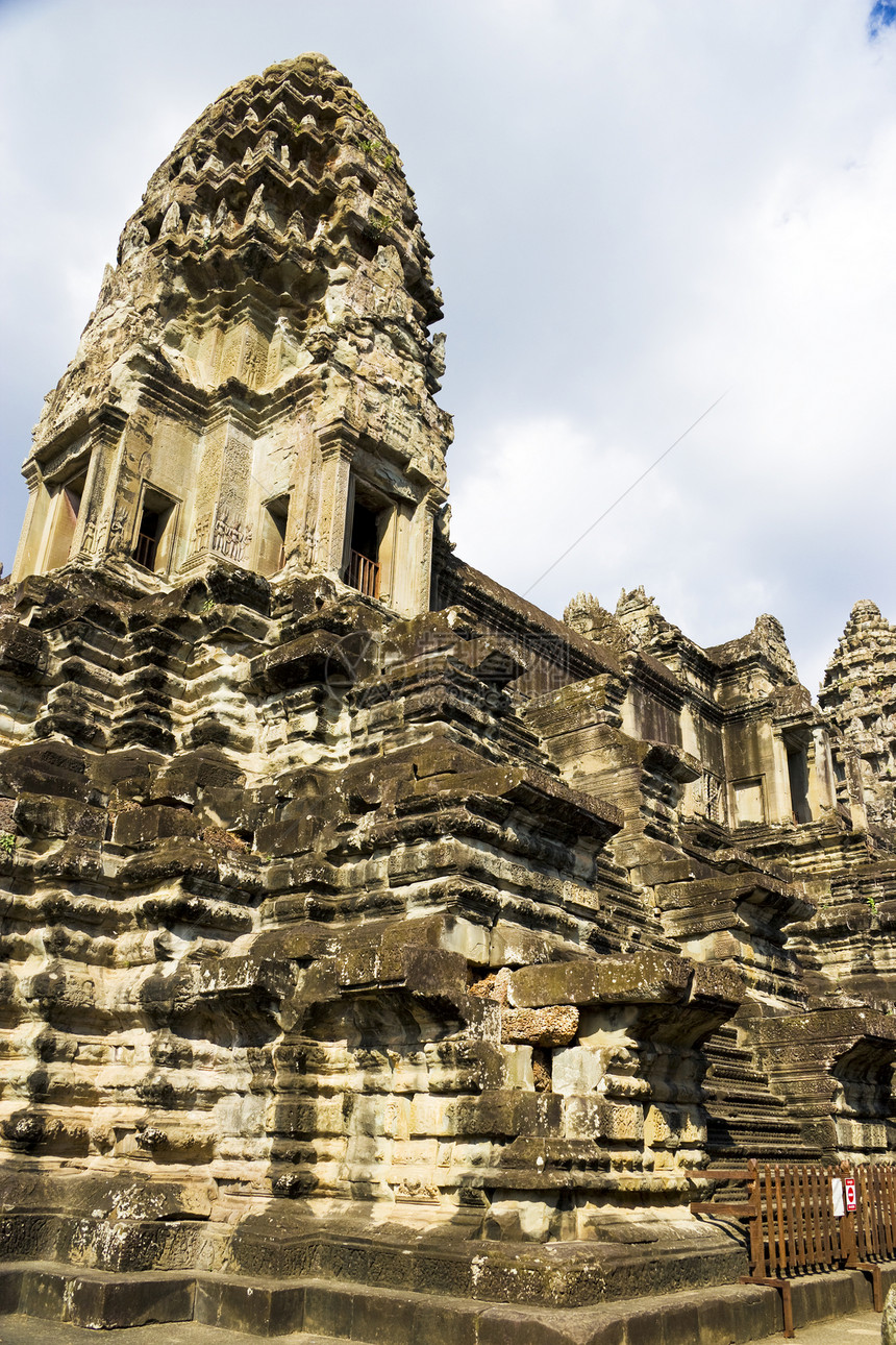 柬埔寨吴哥瓦文化砂岩地标宽慰王国废墟雕像建筑物帝国佛教徒图片