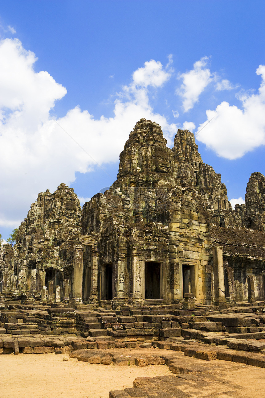 柬埔寨吴哥托姆崇拜宗教寺庙纪念碑王国考古学遗迹世界建筑高棉语图片