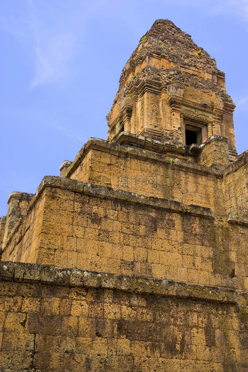 柬埔寨寺庙世界建筑建筑学红土历史文化宗教遗产佛教徒废墟图片