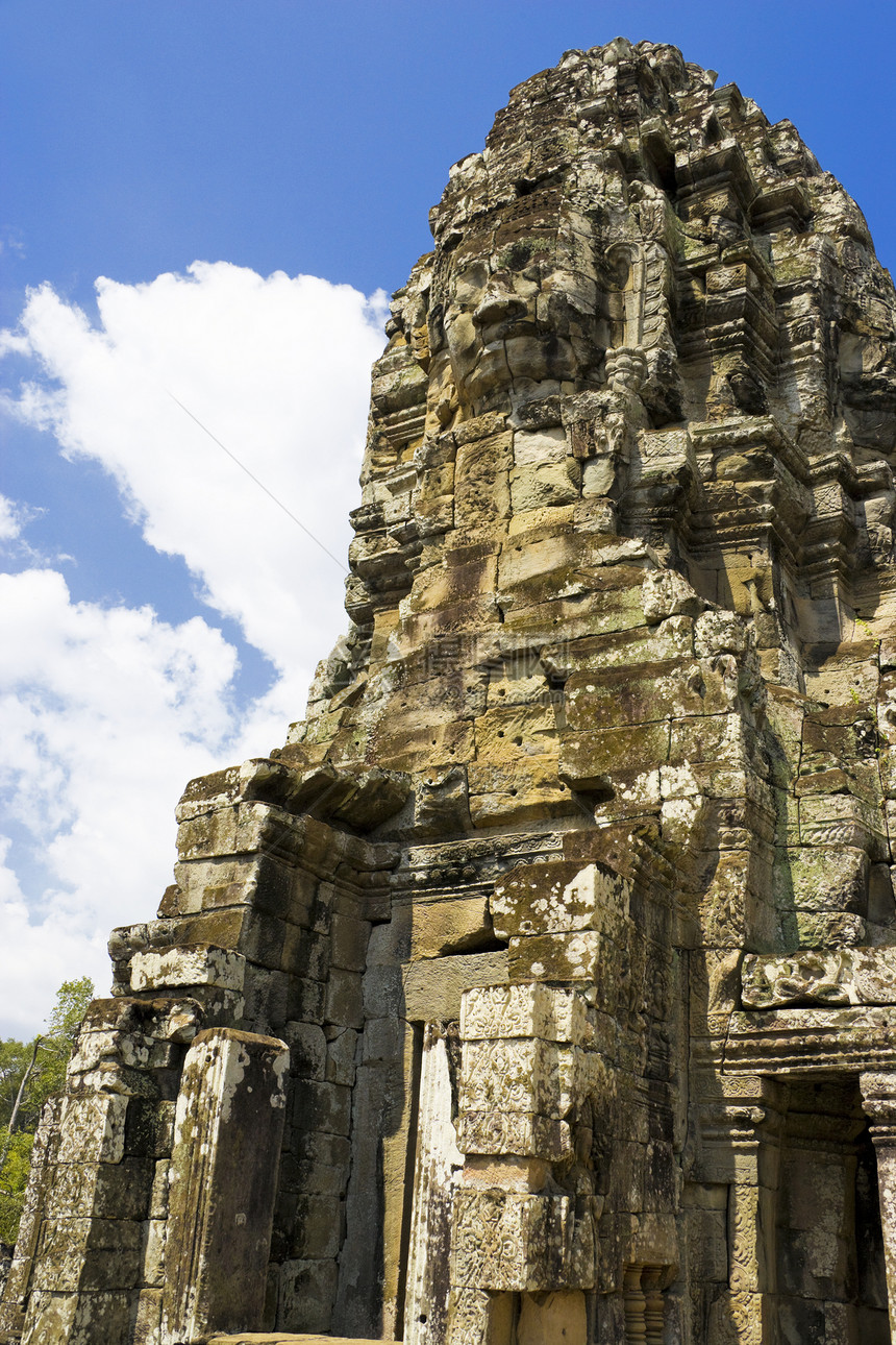 柬埔寨吴哥托姆建筑学废墟考古学雕刻遗迹旅游收获建筑遗产世界图片