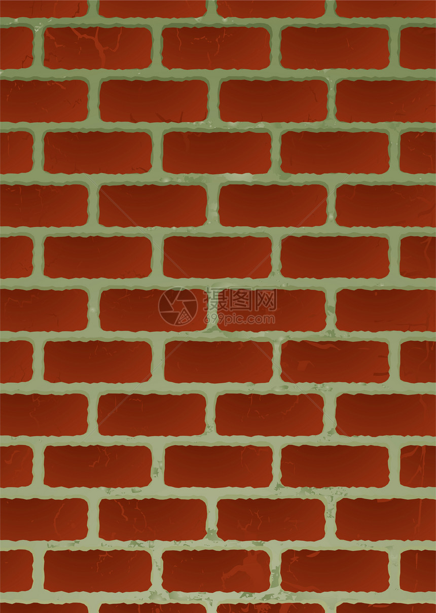 砖砖墙积木砖块墙壁石工红色纹理矩形插图建筑水泥图片