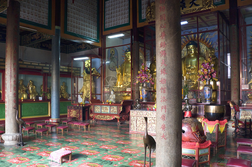 中国佛教寺庙旅行神社艺术信仰雕像精神旅游传统宗教连体图片
