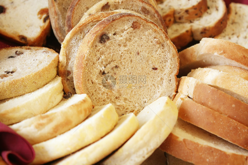 面包饼粮食美食白色棕色食物早餐面包水果奢华纤维图片