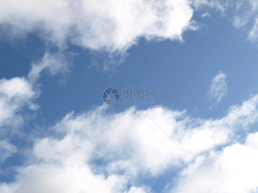 蓝色天空云云蓝太阳晴天天气白色墙纸多云图片