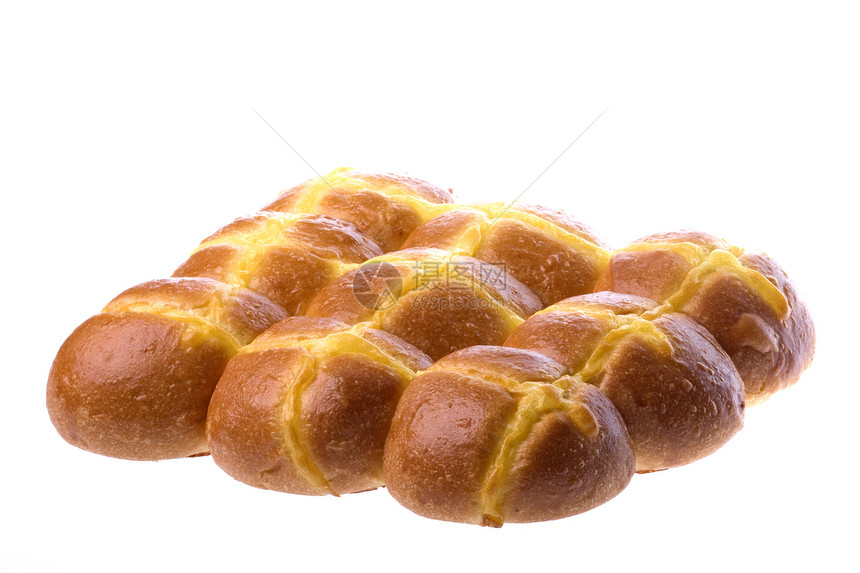 孤立的土豆面包面粉午餐棕色面包师粮食白色饮食脆皮宏观小吃图片