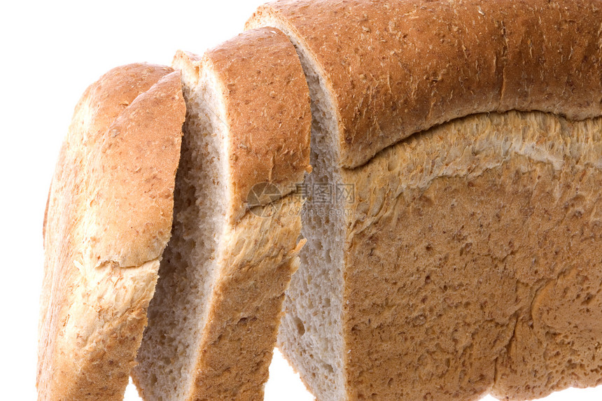 小麦面包面包师早餐小吃饮食硬皮脆皮营养棕色粮食白色图片