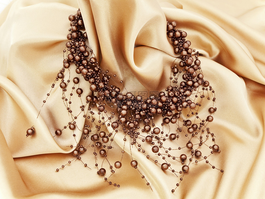 时时棕色项链珠宝礼物女性化展示奢华配件装饰魅力串珠花冠图片