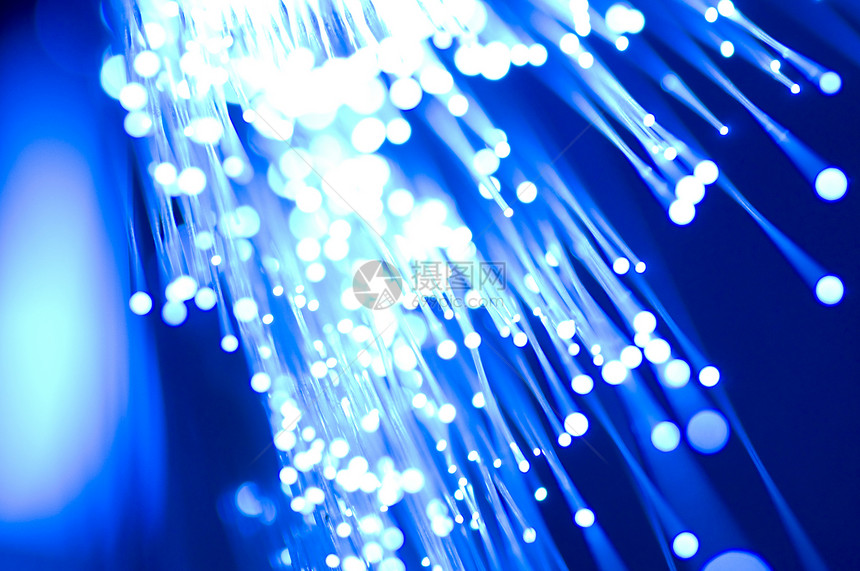光纤全球技术高科技数据蓝色光学互联网网络金属电缆图片