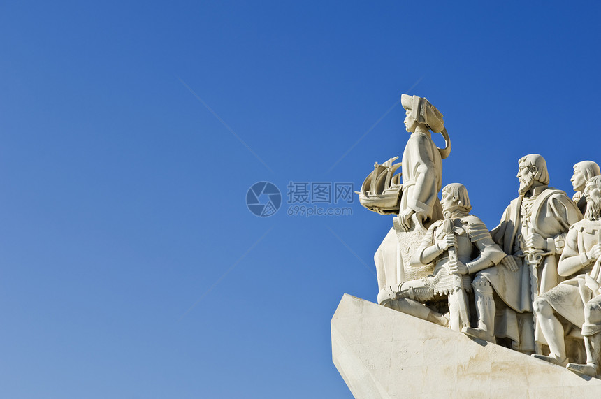葡萄牙里斯本海洋旅行顺序石方地标石头旅游航海雕像水手图片