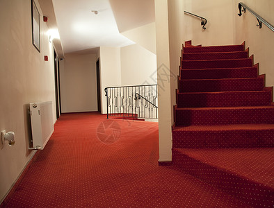 旅馆楼梯红色房间住宿脚步酒店家具大厅客栈背景图片