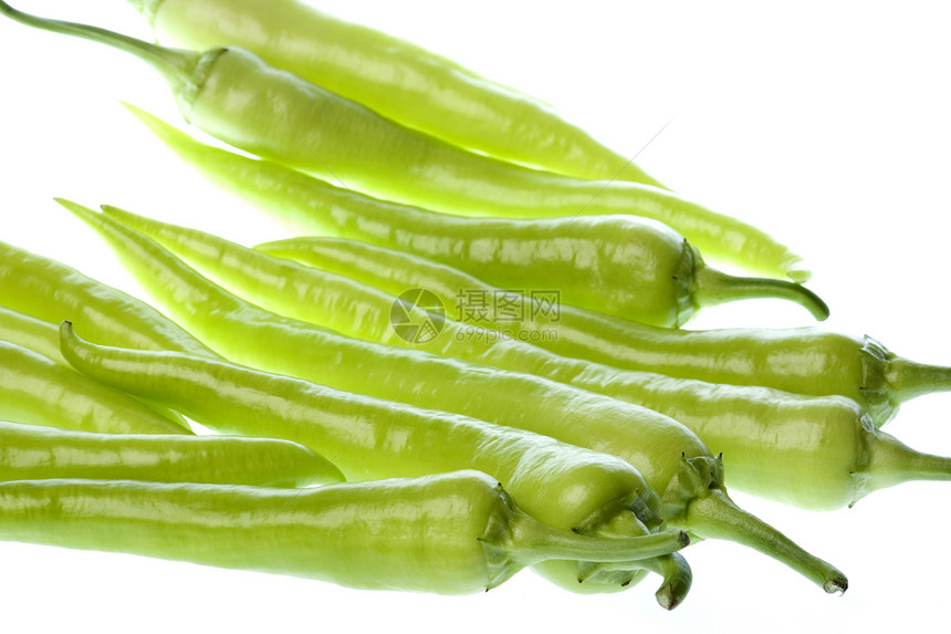 孤立的绿色寒冷味道香料植物辣椒蔬菜食物烧伤市场胡椒烹饪图片
