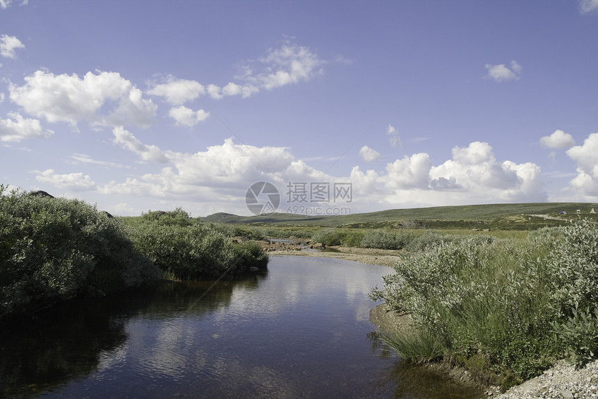 缓慢河流河道坏河阳光太阳天空图片