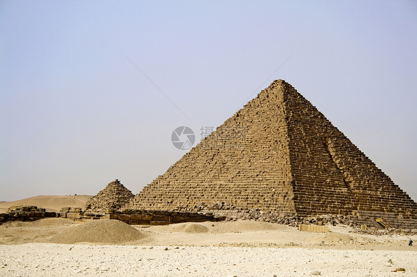 埃及伟大的金字塔历史性地标纪念碑沙漠人面雕塑法老艺术岩石传说图片