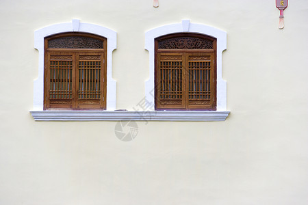 中华庙风窗神社建筑宗教地标窗户遗产传统建筑学旅行佛教徒背景图片