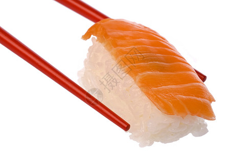寿司加筷子午餐食物文化餐厅海鲜传统美食背景图片