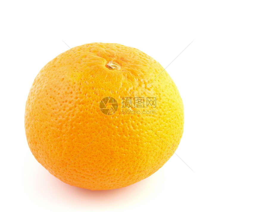 白上隔离的理想橙色水果对象水平影棚甜食素食香味茶点圆圈色彩图片