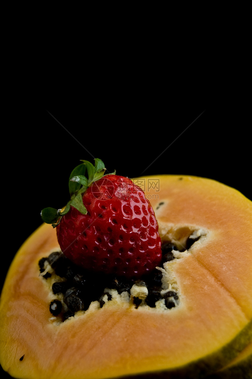 恒星星黑色浆果甜点饮食红色稻草饮料玻璃水果食物图片