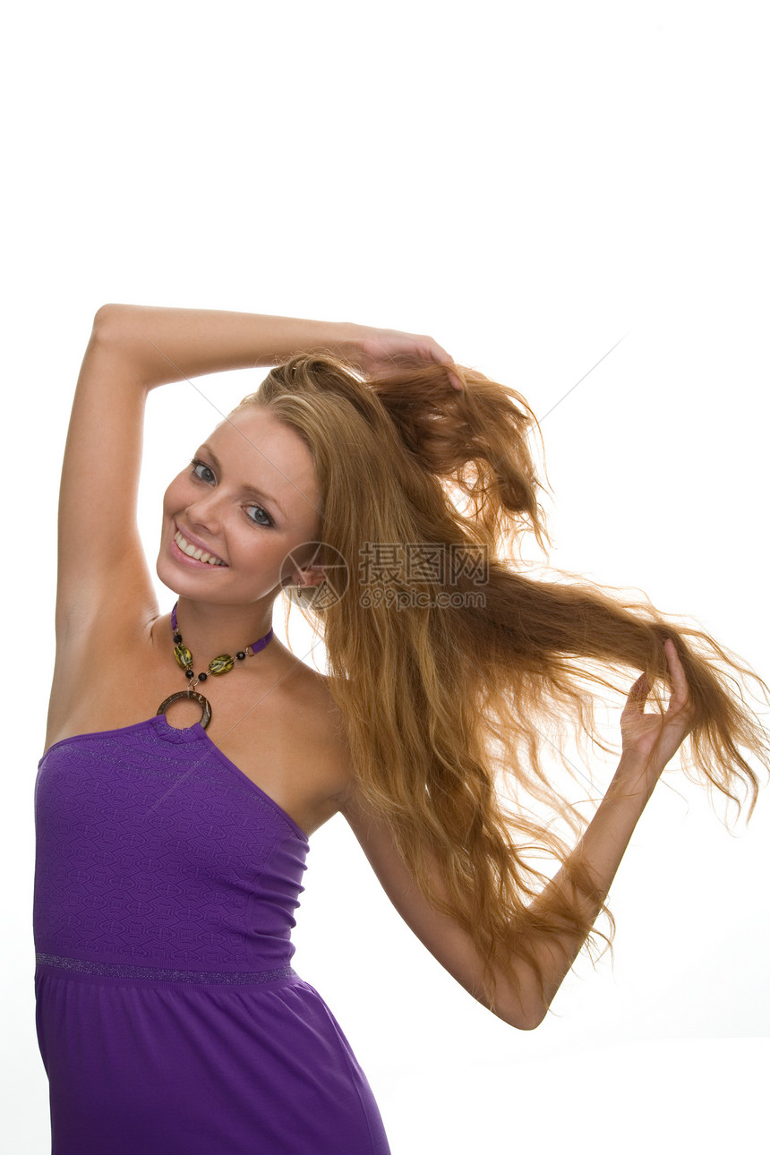 红发女孩脆弱性女士洗涤皮肤雀斑白色红色肩膀卷曲女性图片