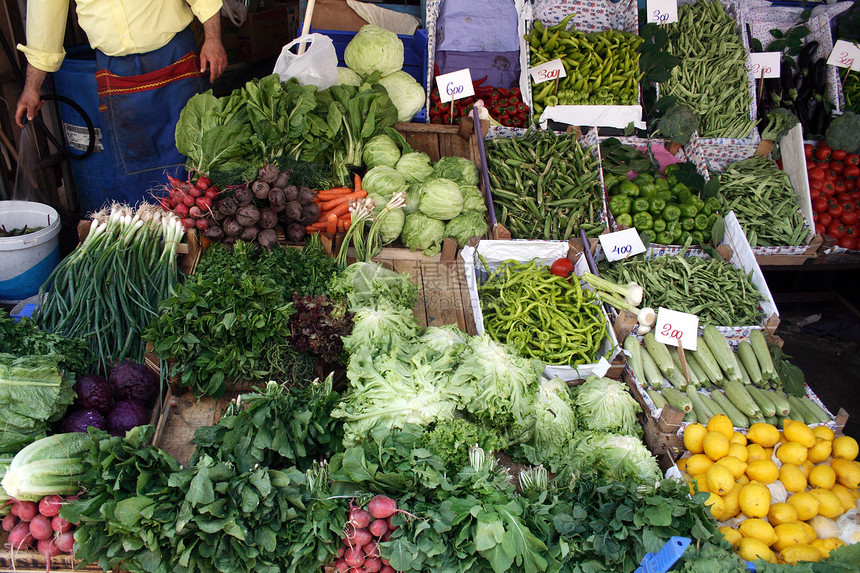 街头市场蔬菜图片