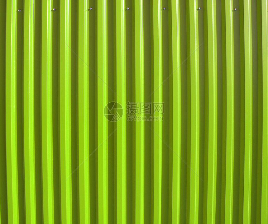 相对钢工业障碍金属床单绿色栅栏涟漪盘子蓝色图片