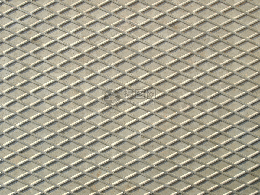 钻石钢建筑学金属材料床单灰色盘子工业图片