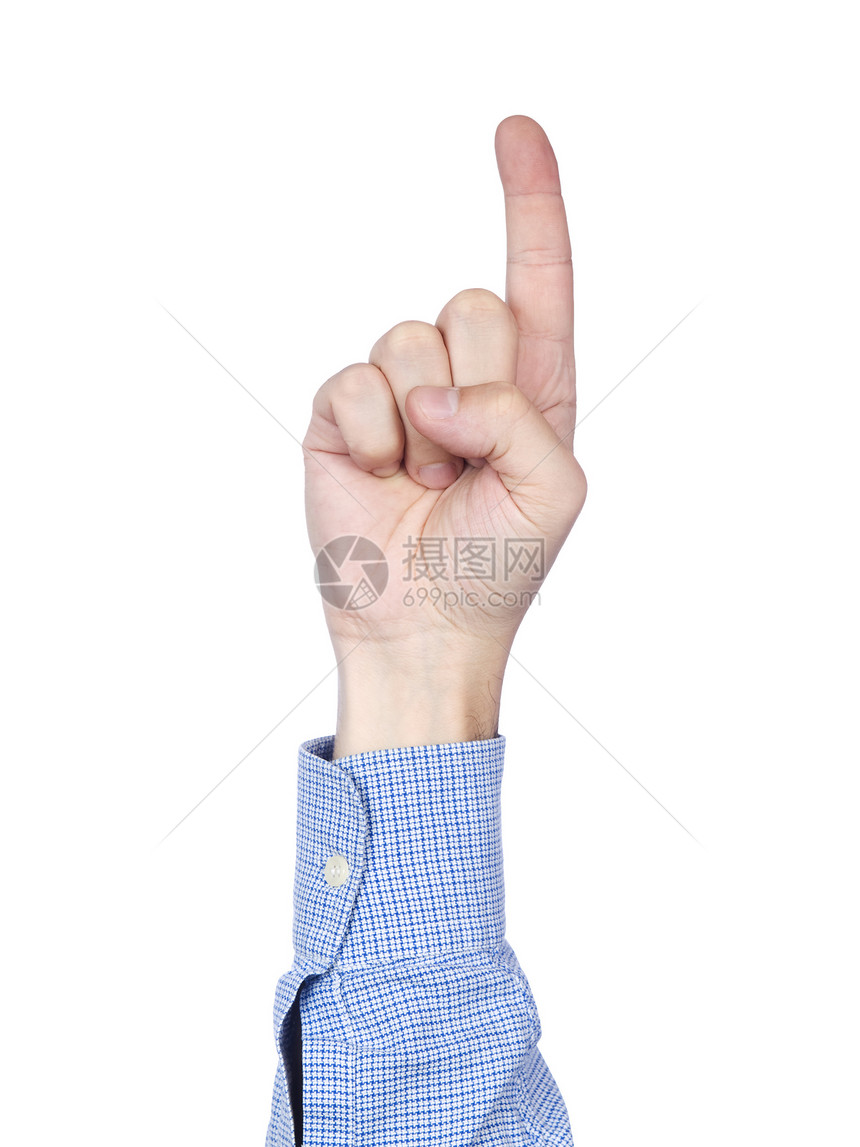 第1号棕榈白色手臂帮助男人手指手势衬衫数字男性图片