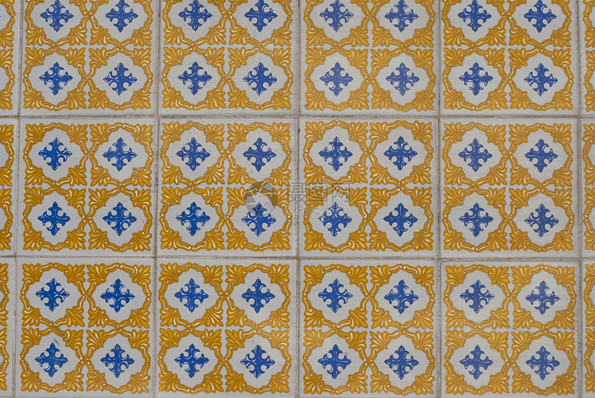 130个葡萄牙格子瓷砖图片