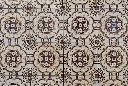 葡萄牙格子瓷砖 164背景图片