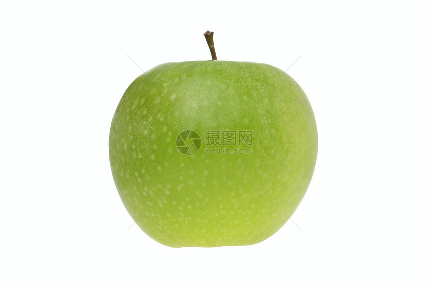 新鲜绿苹果花园工作室营养饮食小吃午餐宏观食物果汁甜点图片