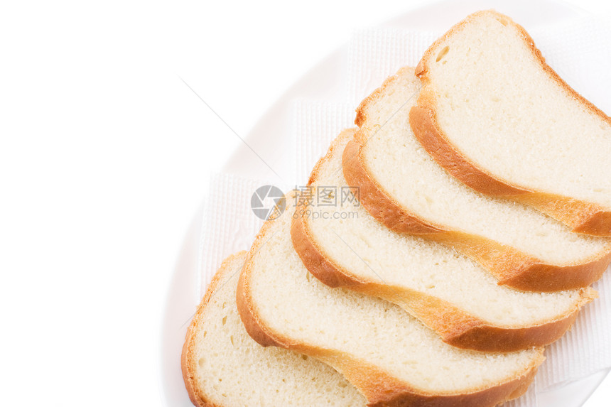 盘子里有切肉面包 祝你们吃饱了橙子影棚食物吃饭糕点黄色健康饮食白色饮食食品图片