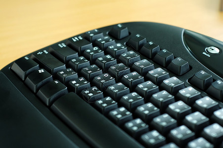 计算机键盘技术硬件黑色电脑教育外设设施桌面电子老鼠背景图片
