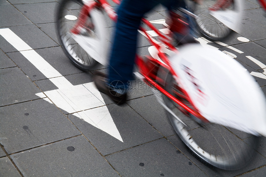 周期车道交通灰色设施途径自行车环境路线小路绿色运输图片