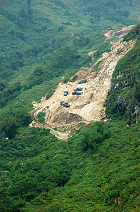 开采大理石工业石头矿石岩石生产露天地区工厂背景图片