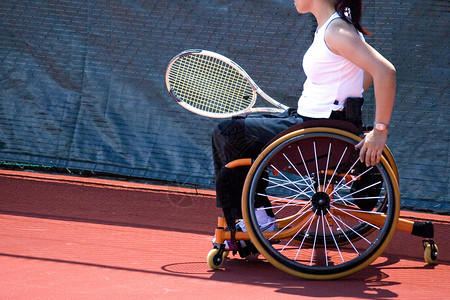 残疾人妇女轮式网球主席女性竞赛狂欢节障碍国际车轮椅子竞争者优胜者游戏背景图片