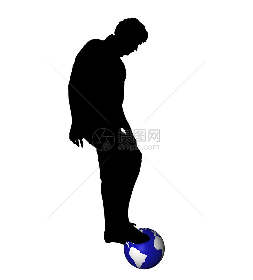 足球运动员的月光插图玩家运动黑色世界白色锦标赛图片