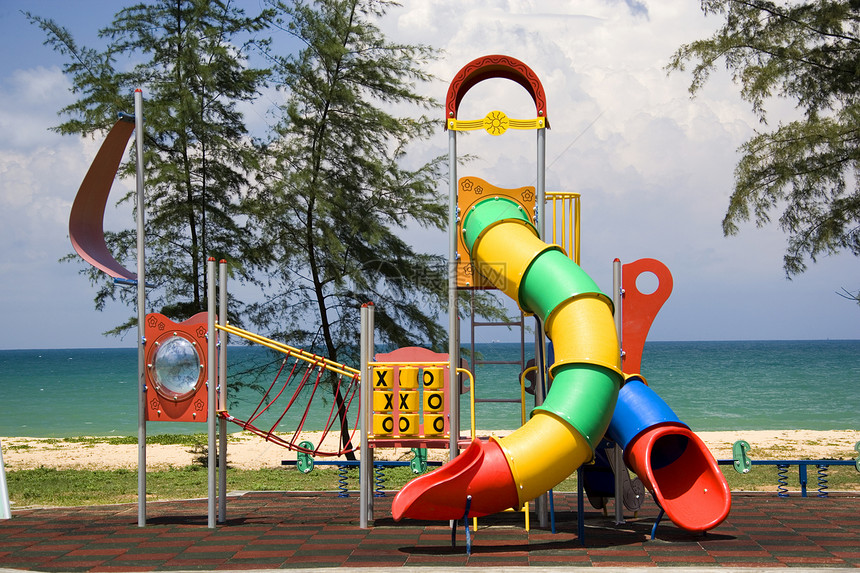 儿童游乐场孩子海滨幼儿园红色立方体两极海洋乐趣学校健身房图片
