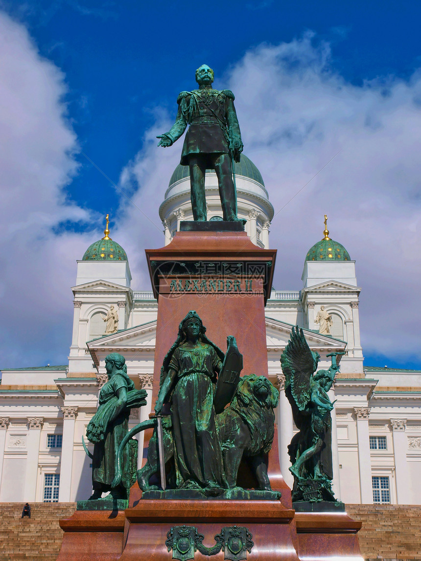 赫尔辛基路德会大教堂历史大教堂首都城市地标窗户上帝宗教天空旅游图片