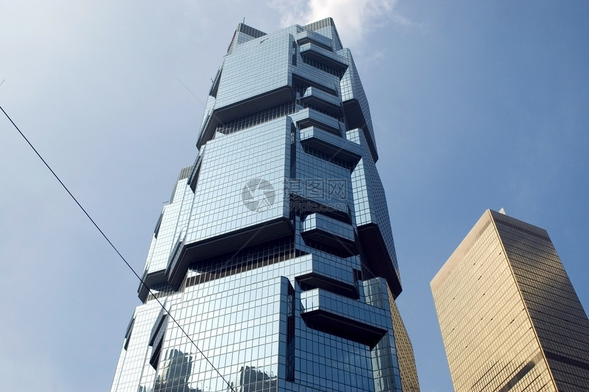 香港现代摩天大楼办公室景观建筑建筑学中心城市图片