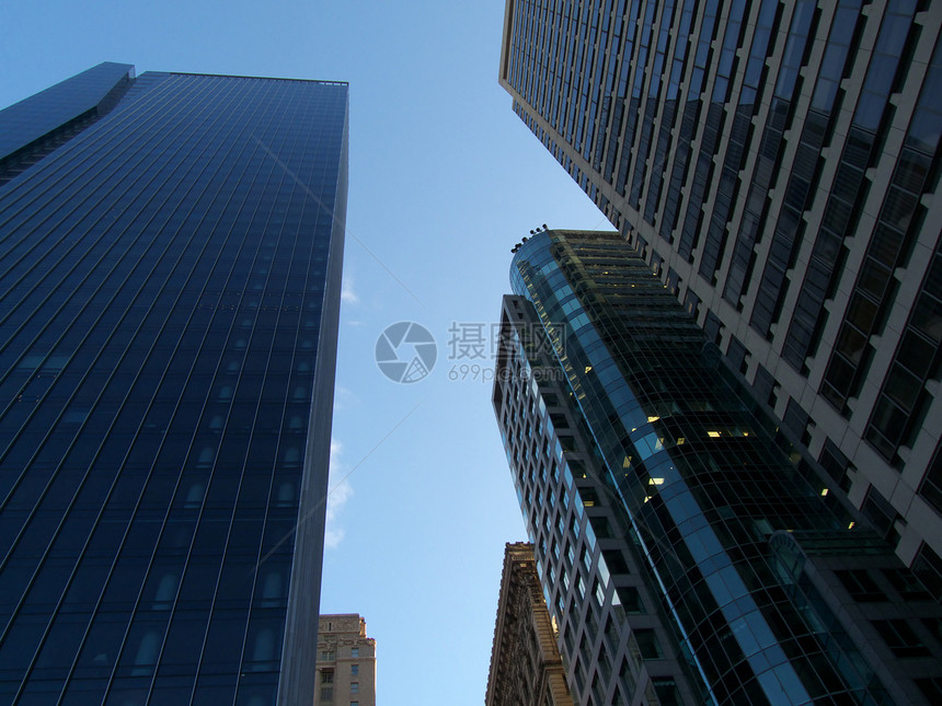 玻璃和钢中心办公室摩天大楼自由金融公司职场地标城市建筑图片